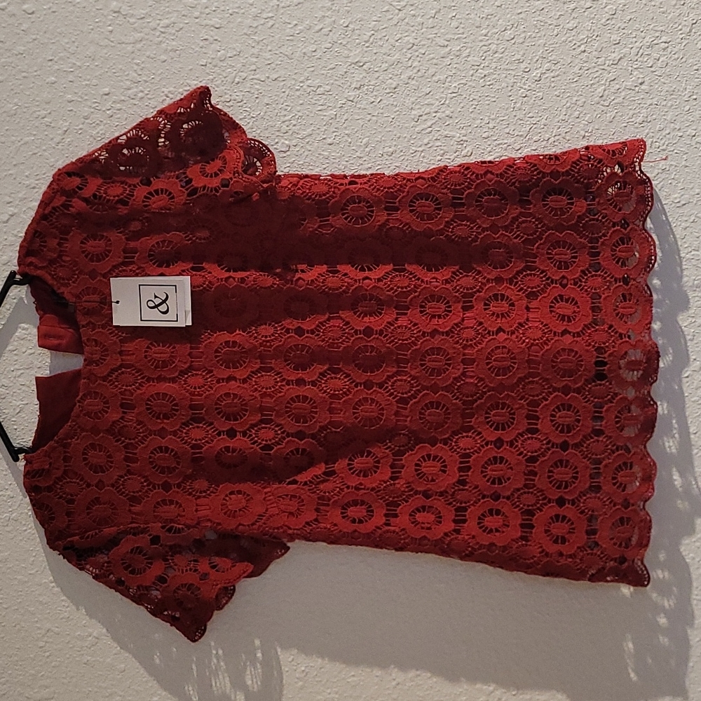 NWT Mindy Mae Lace Top